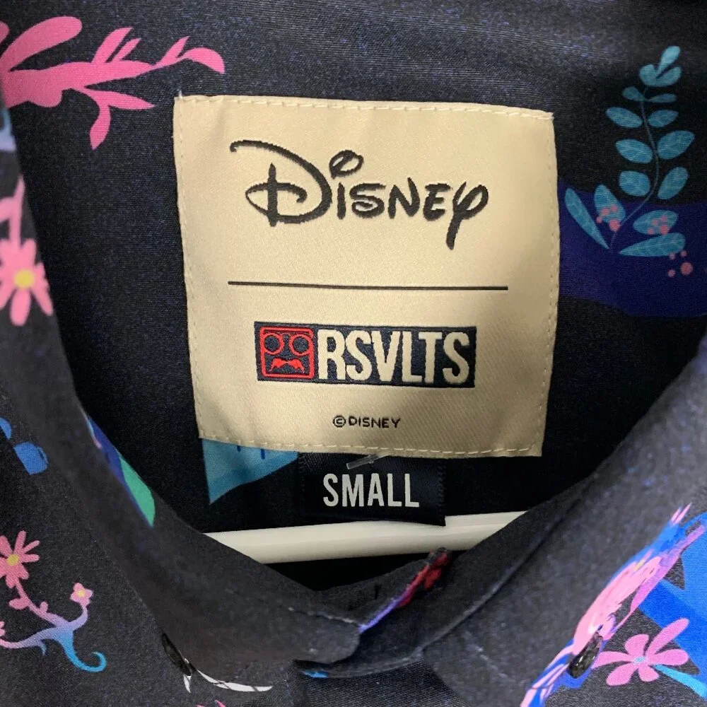 RSVLTS Men's Disney Alice in Wonderland Everyone is Mad Here Small Button-Up - Picture 4 of 8